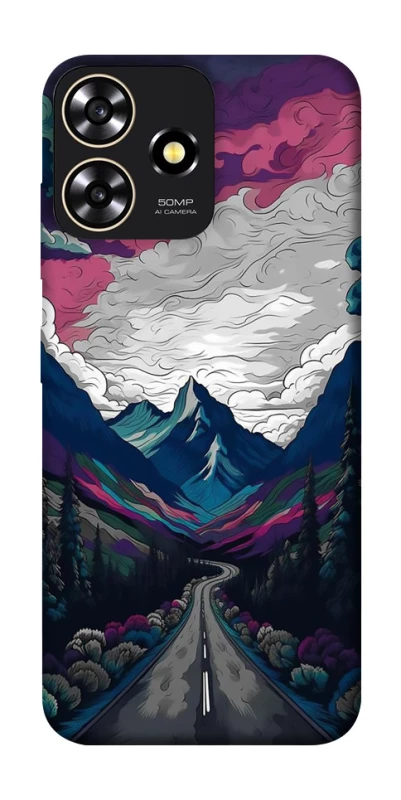 Чохол на ZTE Blade A73 4G Намальовані гори фото 1 з 1