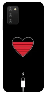 Чехол на Samsung Galaxy A03s Charge your heart фото 1 из 1