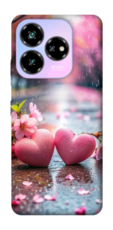Чохол на ZTE Nubia V60 Desing Pink heart фото 1 з 1