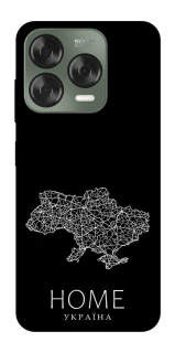 Чохол на ZTE Nubia V70 Design Ukraine black map фото 1 з 1