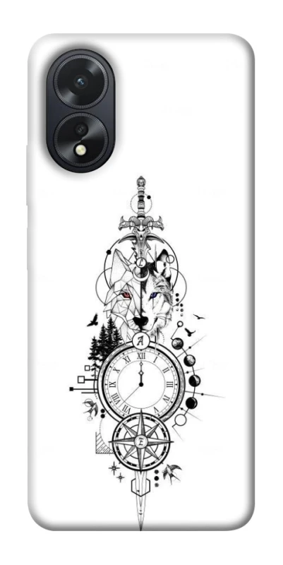 Чехол на Oppo A38 Tattoo ver.8 фото 1 из 1