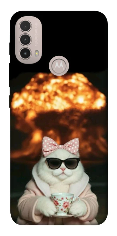 Чохол на Motorola Moto E40 Exploding Kittens ver.2 фото 1 з 1