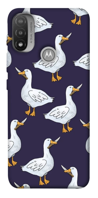 Чохол на Motorola Moto E20 Гуси з претензією фото 1 з 1