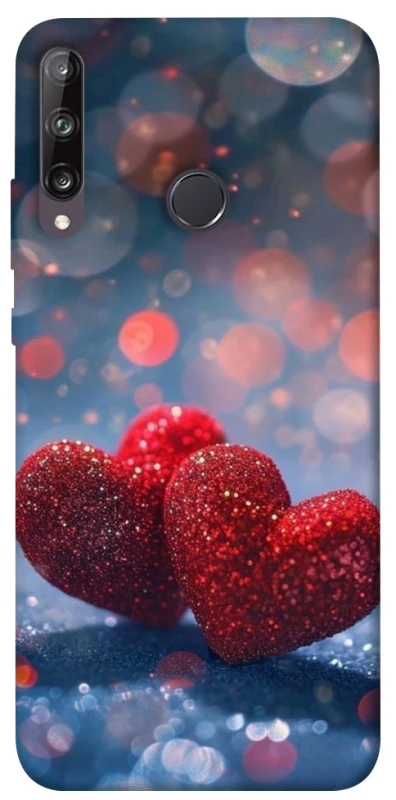 Чехол на Huawei P40 Lite E Red hearts фото 1 из 1