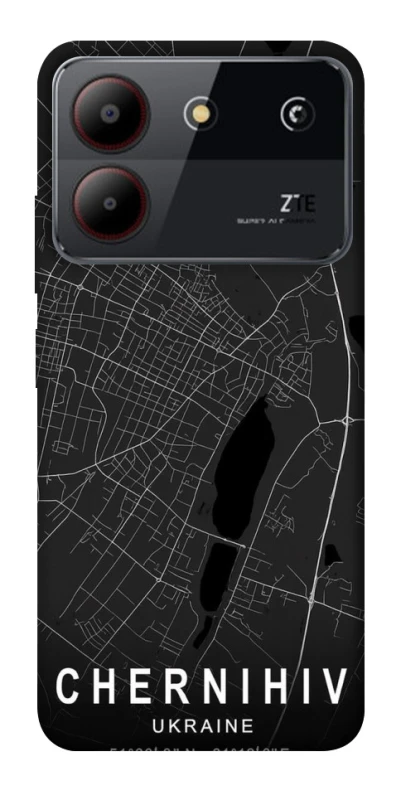 Чохол на ZTE Blade A54 4G Chernihiv map фото 1 з 1