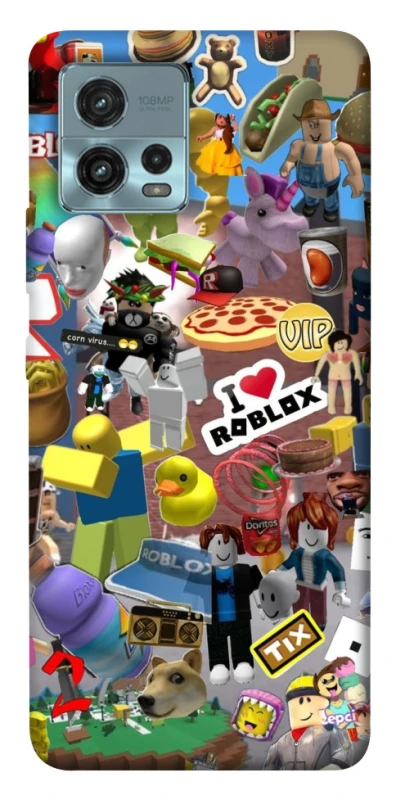 Чохол на Motorola Moto G72 Roblox collage ver.5 фото 1 з 1