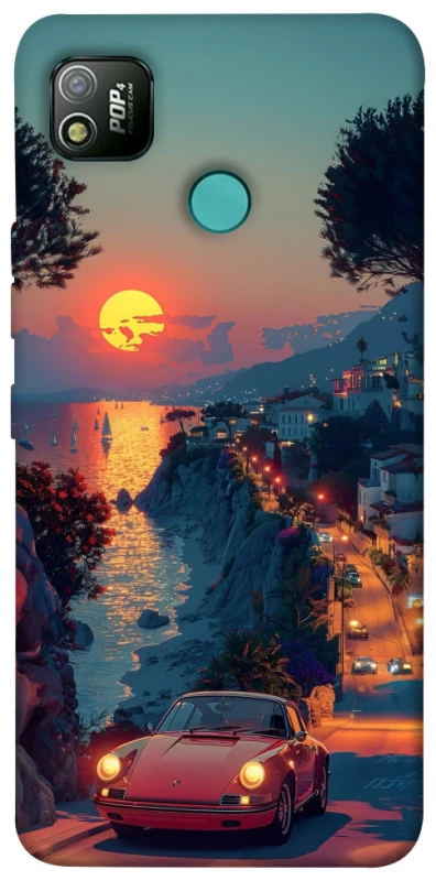 Чохол на TECNO POP 4 Porsche sunrise фото 1 з 1