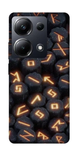 Чехол на Xiaomi Poco M6 Pro 4G Огненые руны фото 1 из 1