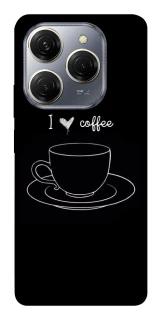 Чохол на TECNO Spark 20 Pro Black coffee фото 1 з 1