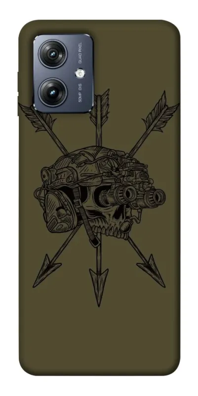 Чохол на Motorola Moto G54 Mil skull фото 1 з 1