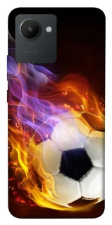 Чехол на Realme C30 Football Abstract фото 1 из 1