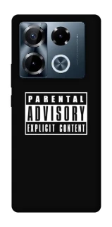 Чохол на Infinix Note 40 Pro 4G Parental Advisory Label фото 1 Чохол на Infinix Note 40 Pro 4G Parental Advisory Label фото 1 з 1
