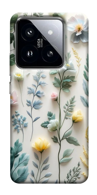 Чохол на Xiaomi 14 Pro Floral design ver.4 фото 1 з 1