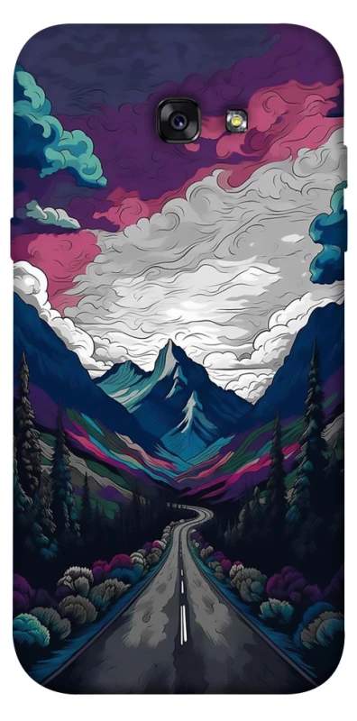 Чехол на Samsung A720 Galaxy A7 (2017) Нарисованные горы фото 1 из 1