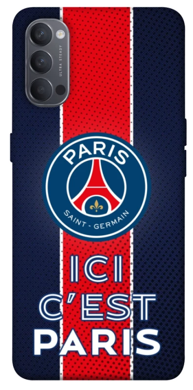 Чохол на Oppo Reno 4 FC PSG v1 фото 1 з 1
