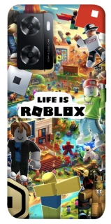 Чохол на Oppo A57s Life is Roblox фото 1 з 1