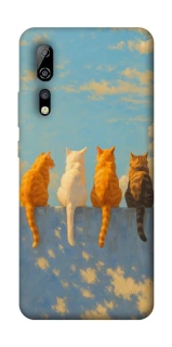Чехол на ZTE Axon 10 Pro cats on wall фото 1 Чехол на ZTE Axon 10 Pro cats on wall фото 1 из 1