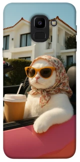 Чехол на Samsung J600F Galaxy J6 (2018) Stylish Cat Cruise фото 1 Чехол на Samsung J600F Galaxy J6 (2018) Stylish Cat Cruise фото 1 из 1