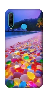 Чехол на Huawei P30 lite Светящиеся камни на берегу фото 1 из 1