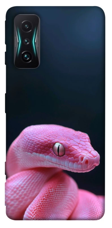 Чохол на Xiaomi Redmi K50 Gaming Рожева змія фото 1 з 1