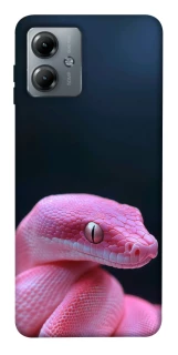 Чехол на Motorola Moto G14 Розовая Змея фото 1 из 1