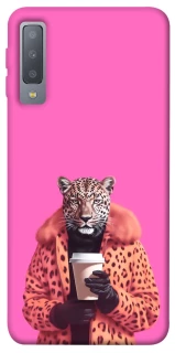 Чохол на Samsung A750 Galaxy A7 (2018) Леопард з кавою фото 1 з 1