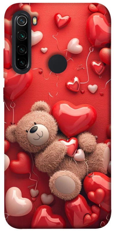 Чехол на Xiaomi Redmi Note 8 bear in hearts фото 1 из 1