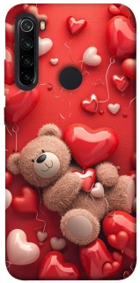 Чохол на Xiaomi Redmi Note 8 bear in hearts фото 1 з 1