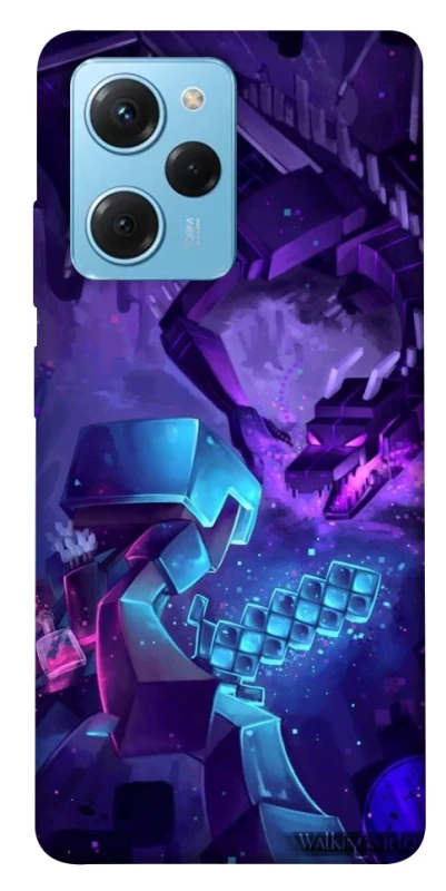 Чохол на Xiaomi Poco X5 Pro 5G Minecraft dragon фото 1 з 1
