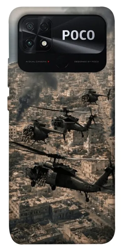 Чехол на Xiaomi Poco C40 Black hawk фото 1 из 1