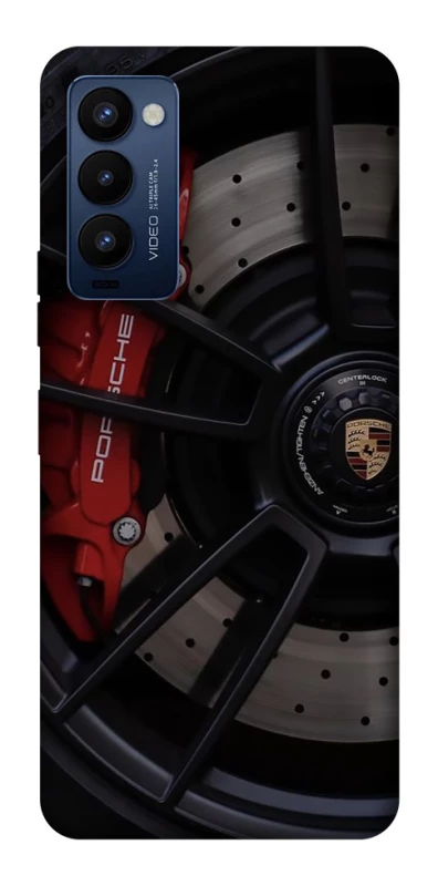Чехол на TECNO Camon 18 Pro Wheal porsche фото 1 из 1