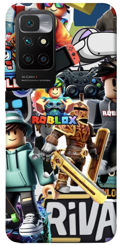 Чохол на Xiaomi Redmi 10 Roblox collage ver.1 фото 1 з 1