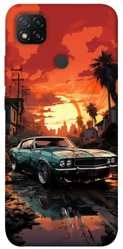 Чохол на Xiaomi Redmi 9C Car at sunset фото 1 з 1