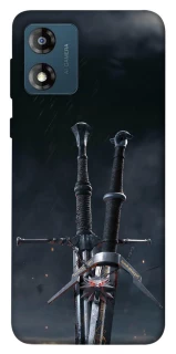 Чохол на Motorola Moto E13 Мечі Ведьмака фото 1 з 1