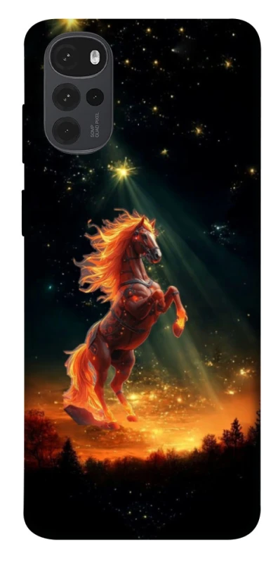 Чохол на Motorola Moto G22 Red Fire Horse ver.2 фото 1 з 1