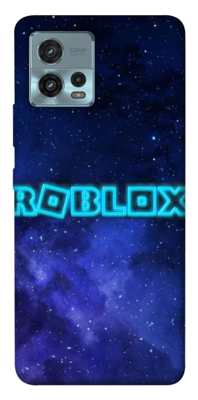 Чохол на Motorola Moto G72 Roblox Space Logo Blue фото 1 з 1