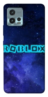 Чохол на Motorola Moto G72 Roblox Space Logo Blue фото 1 з 1