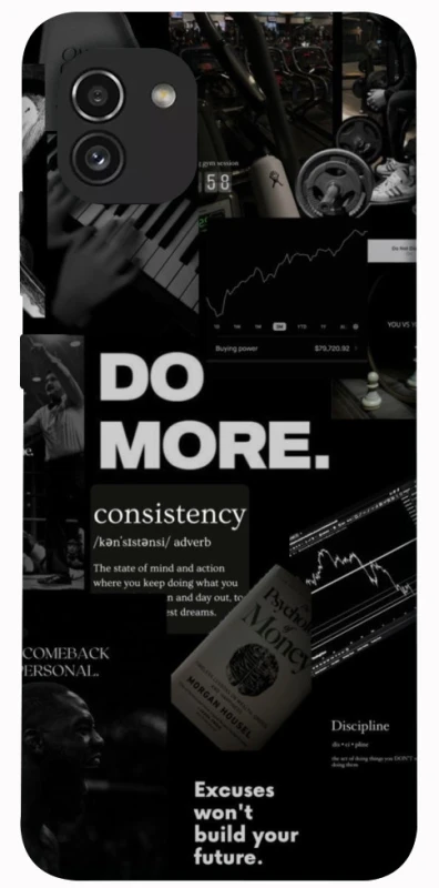 Чохол на Samsung Galaxy A03 Do more фото 1 з 1