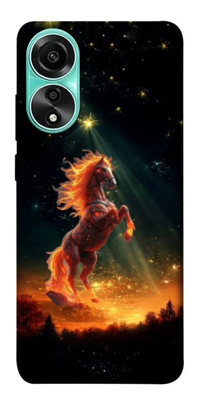Чохол на Oppo A78 4G Red Fire Horse ver.2 фото 1 з 1