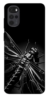 Чохол на Motorola Moto G22 Black dragonfly фото 1 з 1