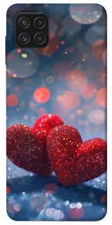 Чехол на Samsung Galaxy A22 4G Red hearts фото 1 из 1