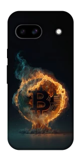 Чохол на Google Pixel 8a Fire Bitcoin фото 1 з 1