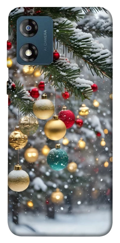 Чохол на Motorola Moto E13 Новорічний v48 фото 1 з 1
