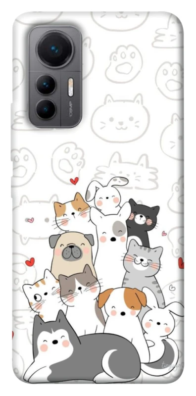 Чохол на Xiaomi 12 Lite Funny Pets фото 1 з 1