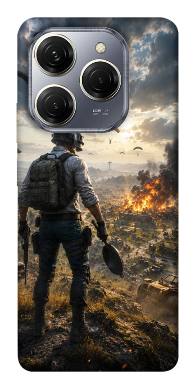 Чохол на TECNO Spark 20 Pro PUBG ver.2 фото 1 з 1