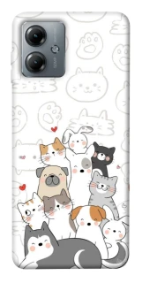 Чохол на Motorola Moto G14 Funny Pets фото 1 з 1