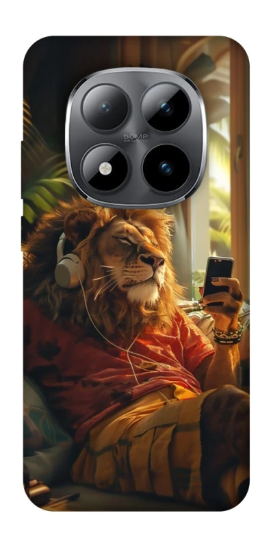 Чехол на Xiaomi Redmi Note 15 Pro 5G Лев v2 фото 1 из 1