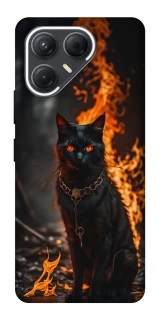 Чохол на TECNO Pova 7 Вогняний кіт фото 1 з 1