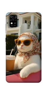 Чехол на ZTE Blade A31 Stylish Cat Cruise фото 1 Чехол на ZTE Blade A31 Stylish Cat Cruise фото 1 из 1