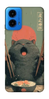 Чехол на Motorola Moto G45 Hungry Cat фото 1 из 1